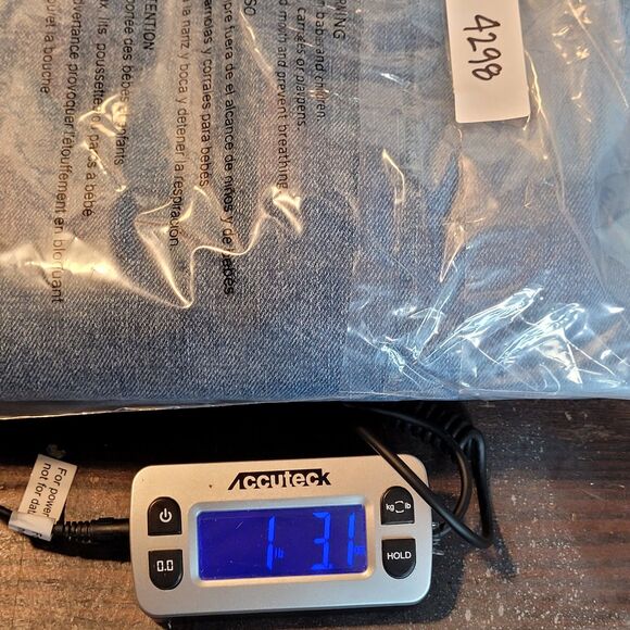 NEW Tommy Hilfiger Blue Jean Skirt Womens 8 Fit & Flare Button Midi Pockets - Picture 9 of 9